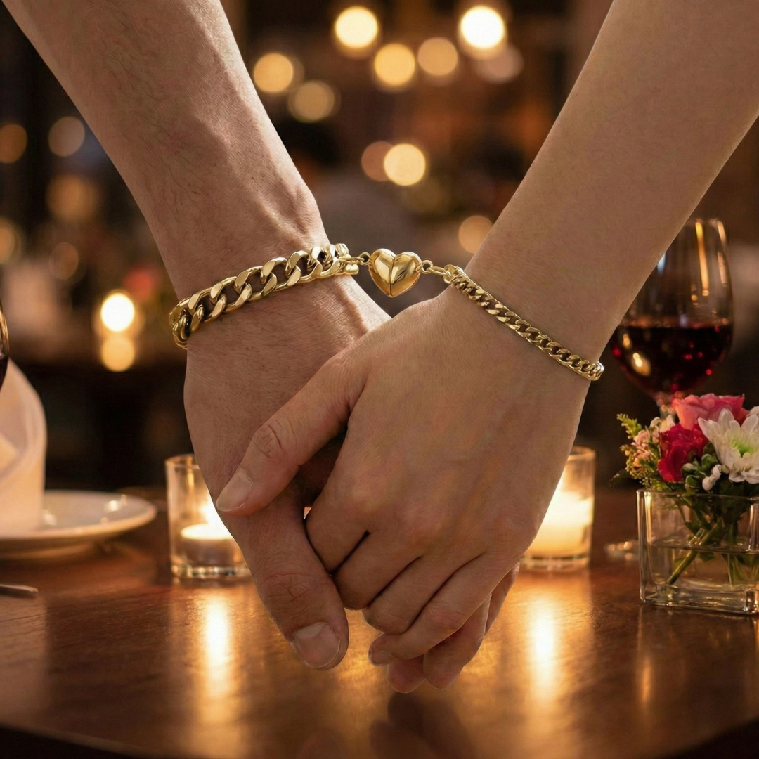 Love Forever - Partnerarmbänder mit Herz