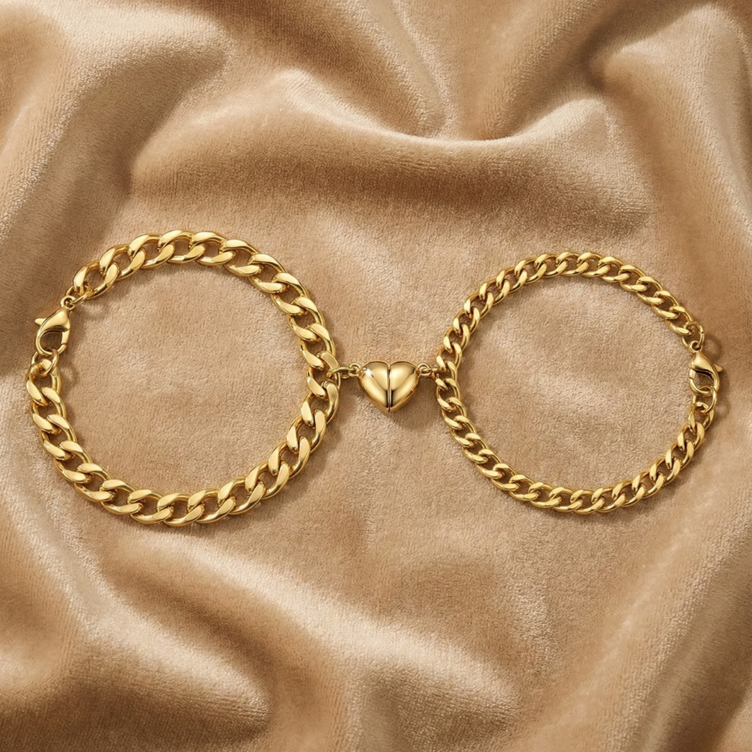 Love Forever - Partnerarmbänder mit Herz