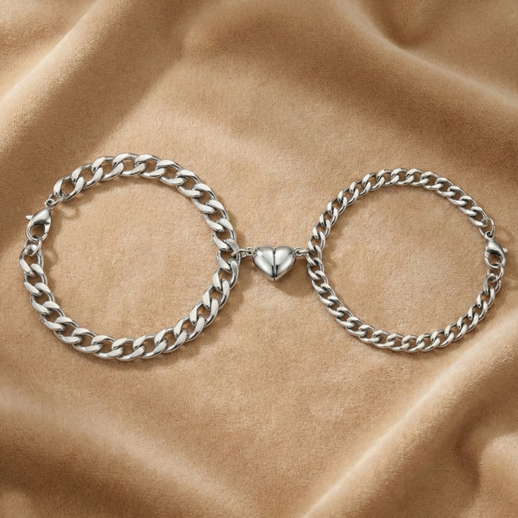 Love Forever - Partnerarmbänder mit Herz