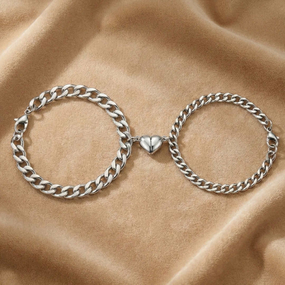 Love Forever - Partnerarmbänder mit Herz
