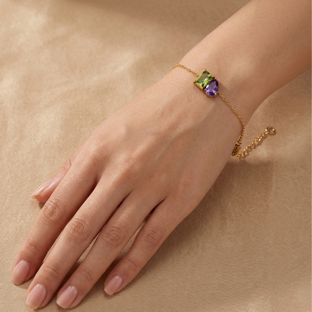 Birthia - Armband mit Geburtssteine
