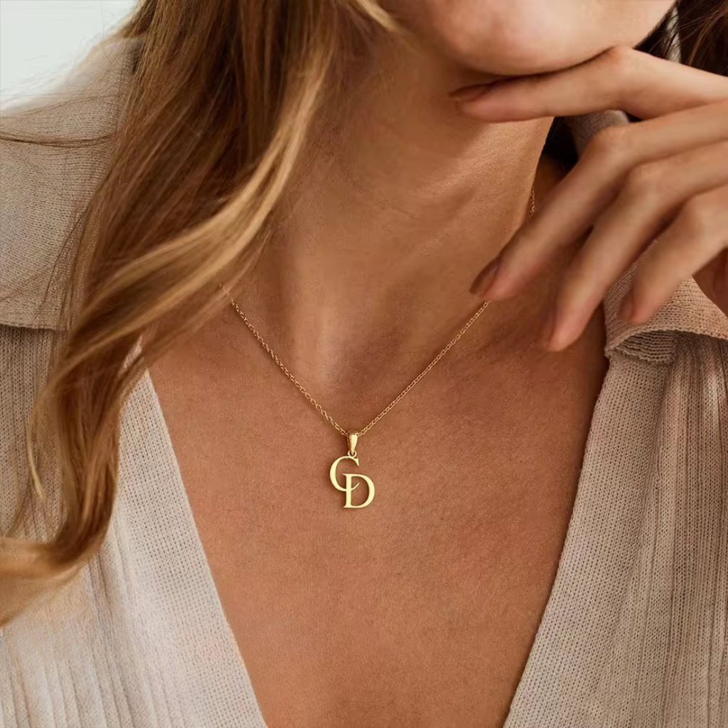 Together – Doppelinitial Kette