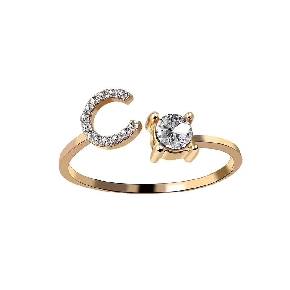 Lovéra – Ring mit Initiale