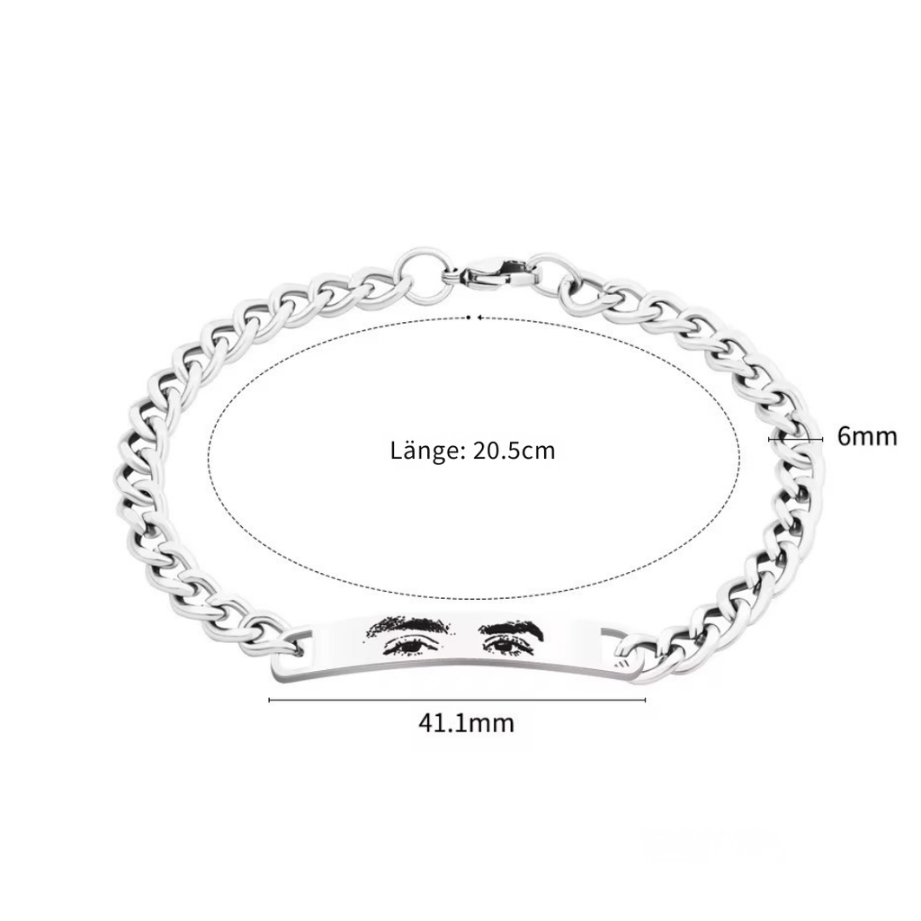 Love Eye - Armband mit Augengravur