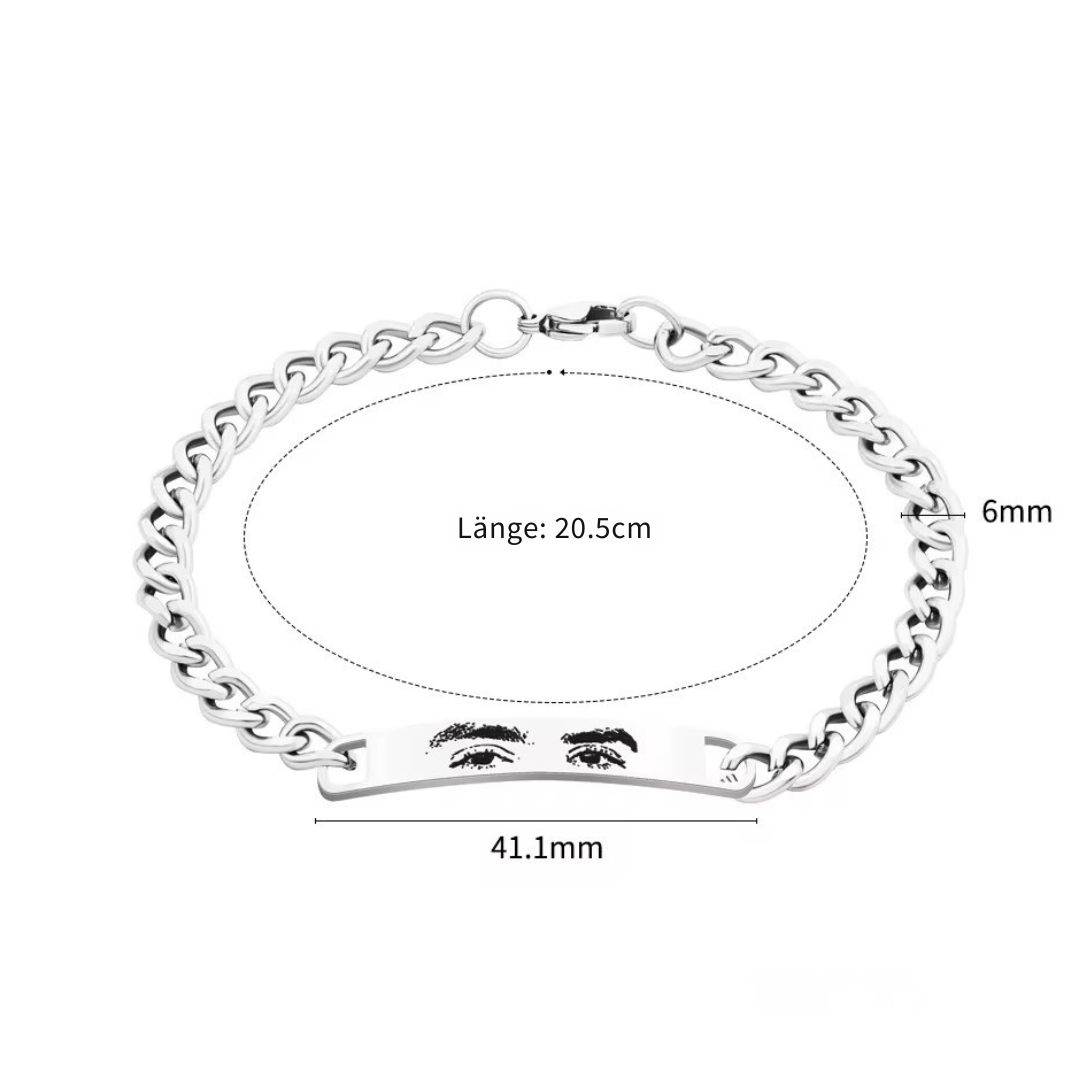 Love Eye - Armband mit Augengravur