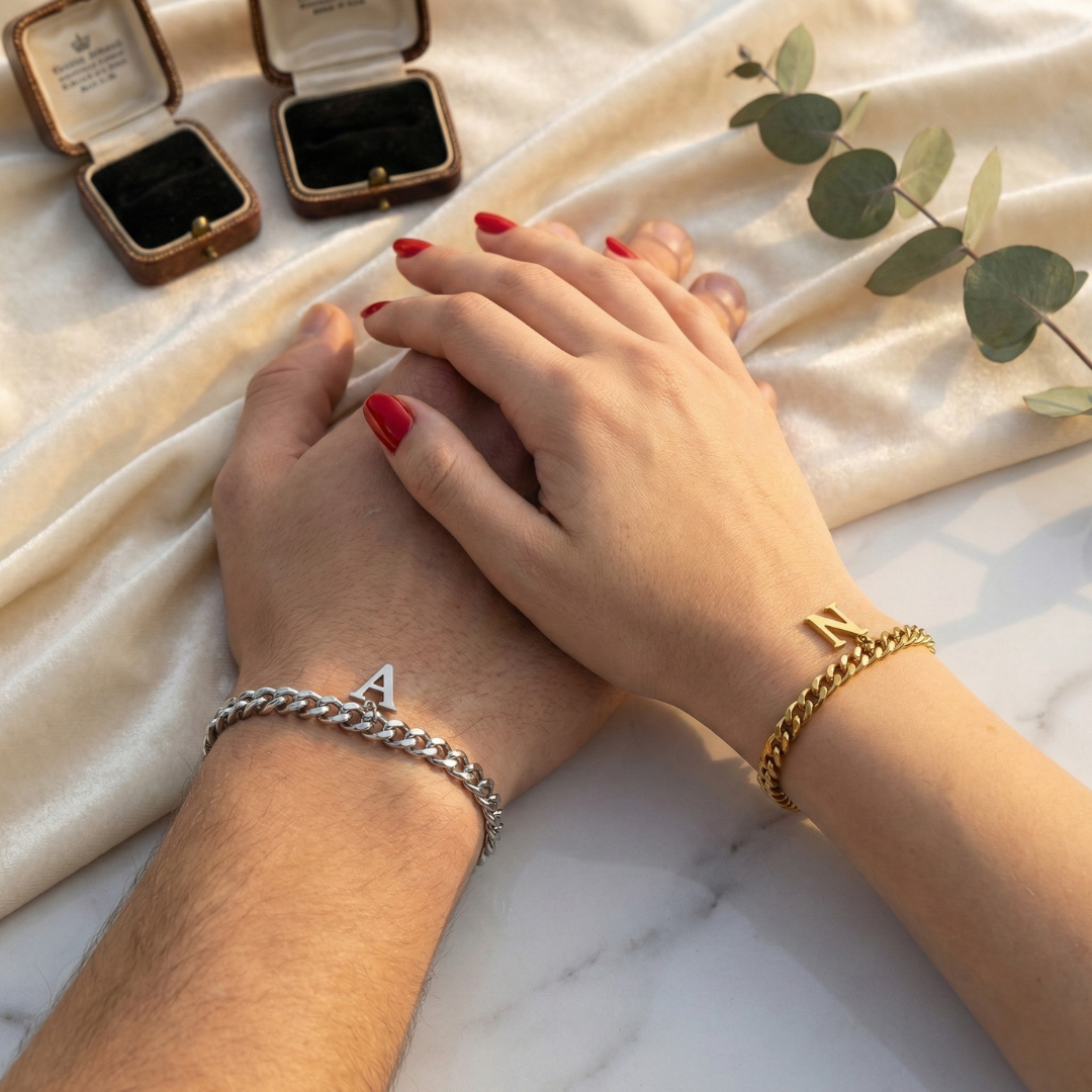 Unsere Initialen – Partnerarmbänder
