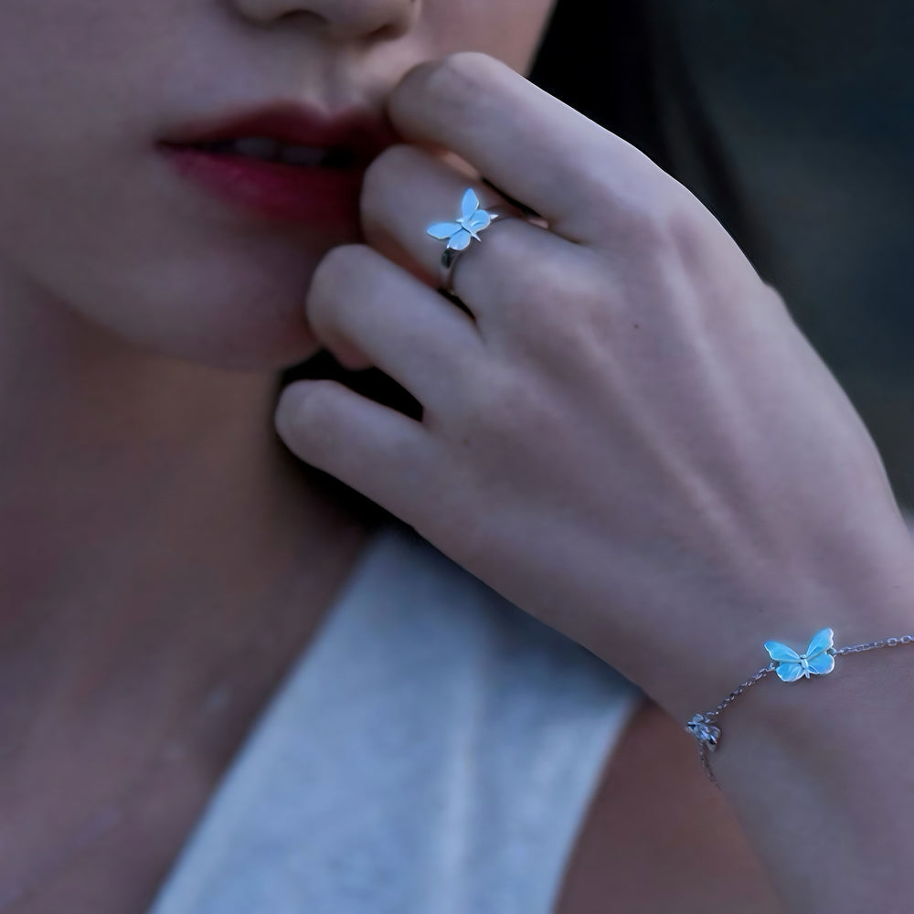 Papillon Lumière Ring 925 Silber