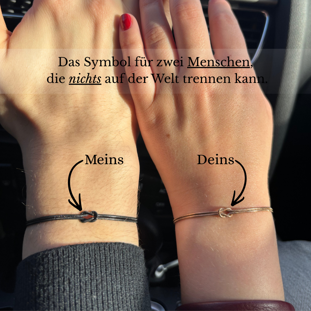 Ewiger Liebesknoten – Partnerarmbänder