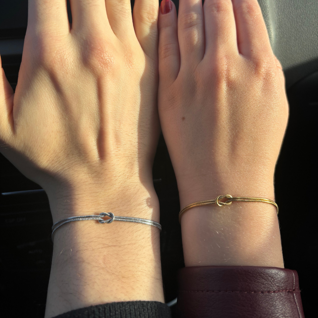 Ewiger Liebesknoten – Partnerarmbänder