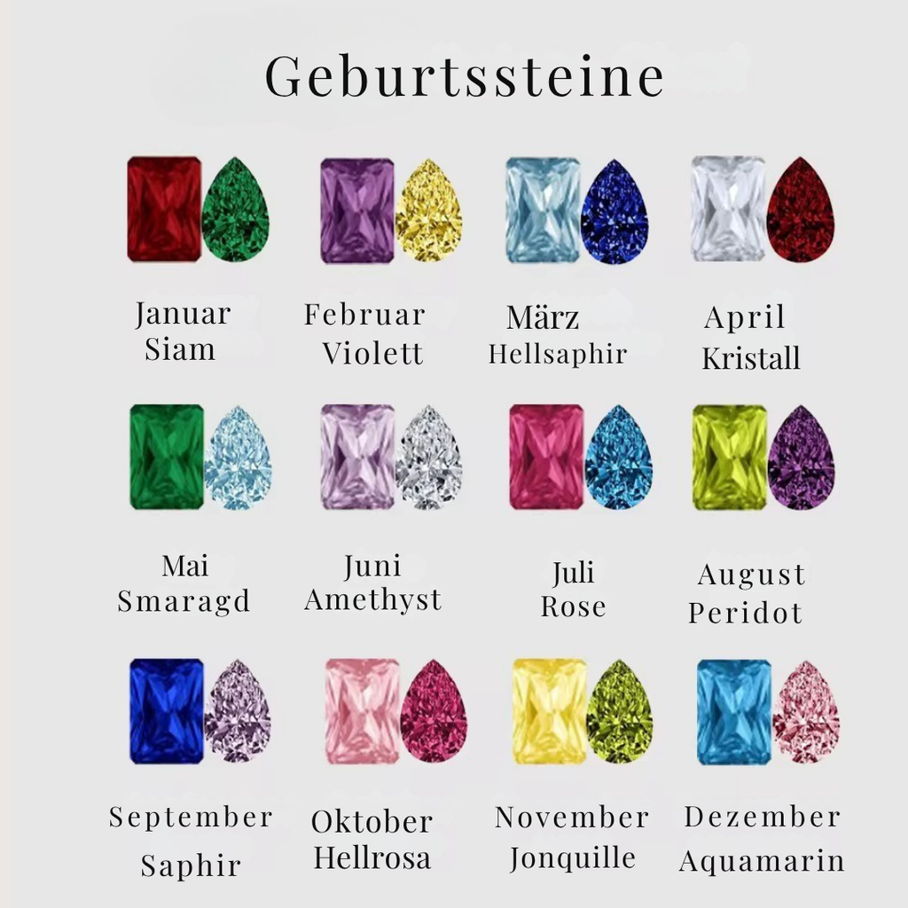 Birthia - Armband mit Geburtssteine