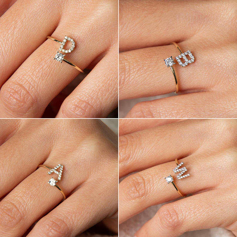 Lovéra – Ring mit Initiale