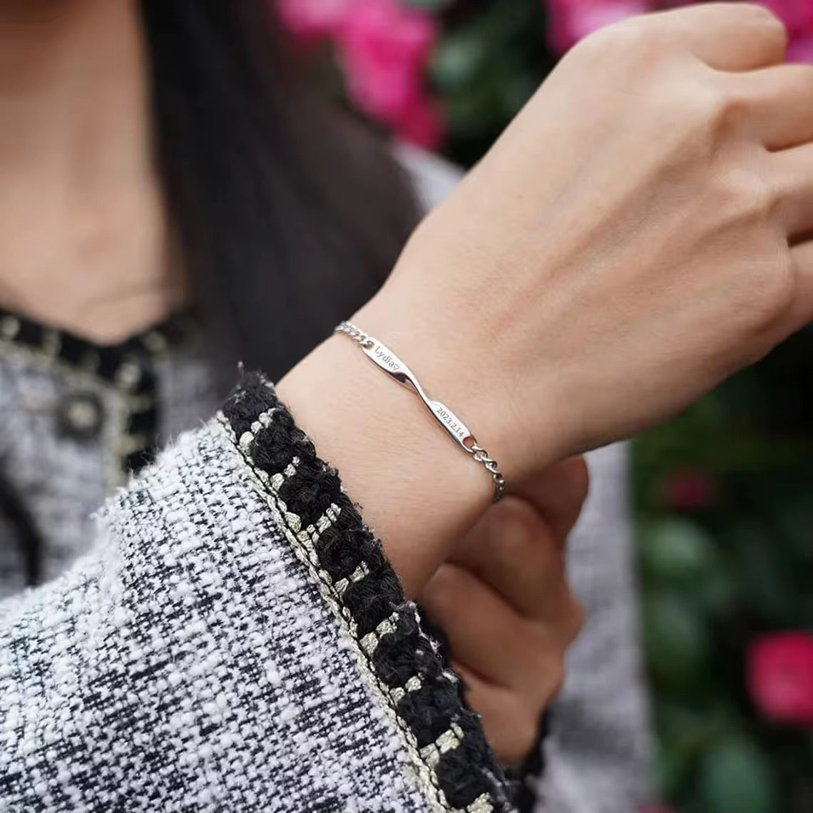 Infinity Duo - Partnerarmbänder mit Gravur